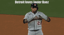 Javier Baez Finger Heart