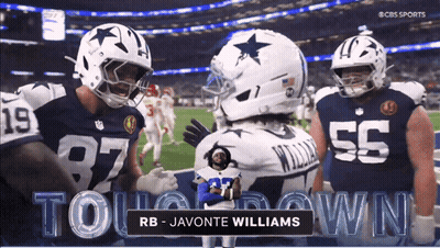 Javonte Williams CBS Sports Advertisement GIF