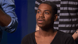 Jaw Drop Black Guy GIF