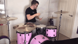 Jawoodle Playing Drum GIF