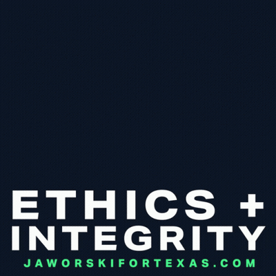 Jaworski For Texas Ethics And Integrity Poster GIF