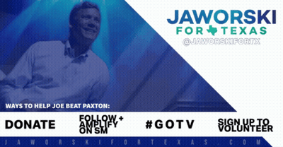 Jaworski For Texas Poster GIF