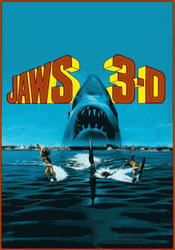Jaws Movie 3D Poster GIF