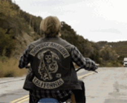 Jax Teller Enjoying Ride Sons Of Anarchy GIF