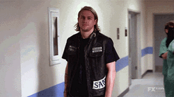 Jax Teller Sons Of Anarchy Smiling Walk GIF