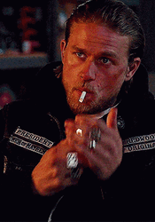 Jax Teller Sons Of Anarchy Smoking Aesthetic GIF