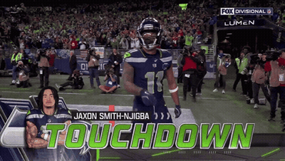 Jaxon Smith-Njigba Football Player On Screen GIF