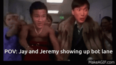 Jay And Jeremy Showing Up Bot Lane GIF