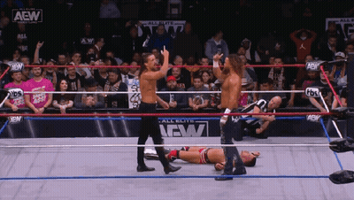 Jay White Juice Robinson GIF
