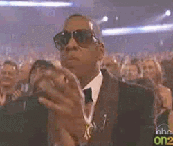 Jay-Z Seriously Clapping GIF