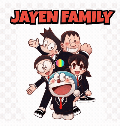 Jayen Family Cartoon Characters GIF