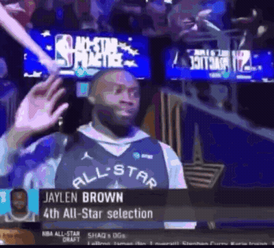 Jaylen Brown 4Th All-Star Selection In NBA GIF