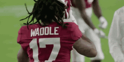 Jaylen Waddle Celebration Bouncing Moves GIF
