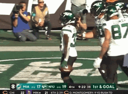 Jaylen Waddle Celebration Dolphins Dancing GIF