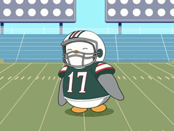 Jaylen Waddle Celebration Pudgy Penguin Dance Meme GIF