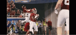 Jaylen Waddle Celebration Throwing Ball GIF