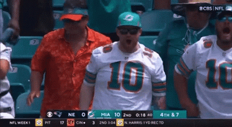 Jaylen Waddle Fans Penguin Dance Celebration GIF