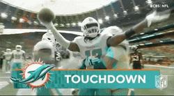 Jaylen Waddle Touchdown Celebration  GIF