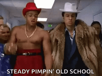 JD And Turk Pimp Walk Steady Pimpin GIF
