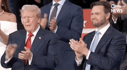 JD Vance Donald Trump Applauding GIF