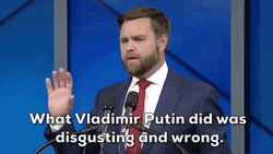 JD Vance Talking About Putin GIF