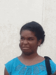 Jealous Girl Face GIF