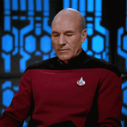 Jean-Luc Picard Face Palm GIF