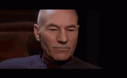 Jean-Luc Picard Hardly Barely GIF