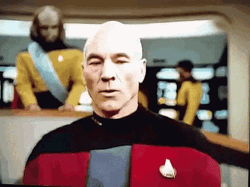 Jean Luc Picard Pass Out GIF