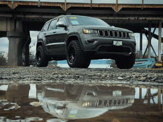 Jeep Water Reflection GIF