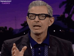 Jeff Goldblum Finding No Words GIF