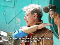 Jeff Goldblum Pat On The Back GIF