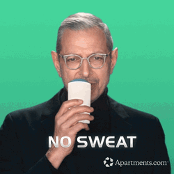 Jeff Goldblum Saying No Sweat