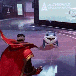 Jeff Land Shark GIF