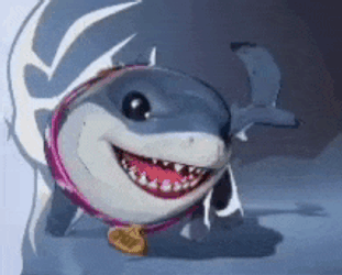 Jeff The Land Shark Spinny GIF