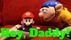 Jeffy And Mario Hey Daddy GIF