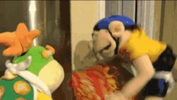 Jeffy Bumping On The Wall GIF