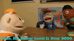 Jeffy Dude His Power Level Is Over 9000 GIF