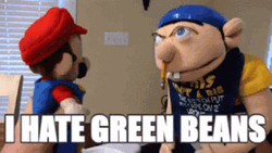 Jeffy Hate Green Beans GIF