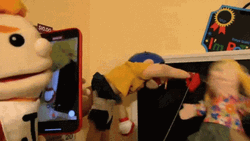 Jeffy Punches His Friends GIF