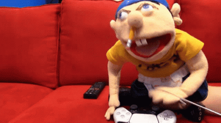 Jeffy Puppet And His Playstation GIF