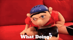 Jeffy Saying What Doing GIF