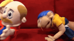 Jeffy Shouting And Vomited Something GIF
