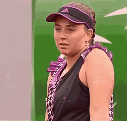 Jelena Ostapenko Head Shake GIF