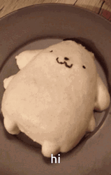 Jelly Pudding Dog Sanrio Sticker GIF