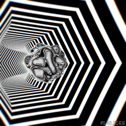 Jelly Swerve As It Enters Black And White Hole GIF