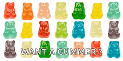 Jellygummies Gummy Bears Popping Out  GIF