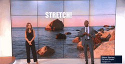Jen Carfagno News Reporting On Stretch GIF