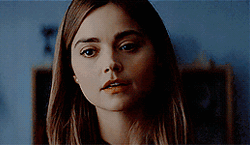 Jenna Coleman Close Her Eyes Saying Nope GIF