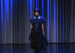 Jenna Ortega Iconic Wednesday Dancing Moves GIF